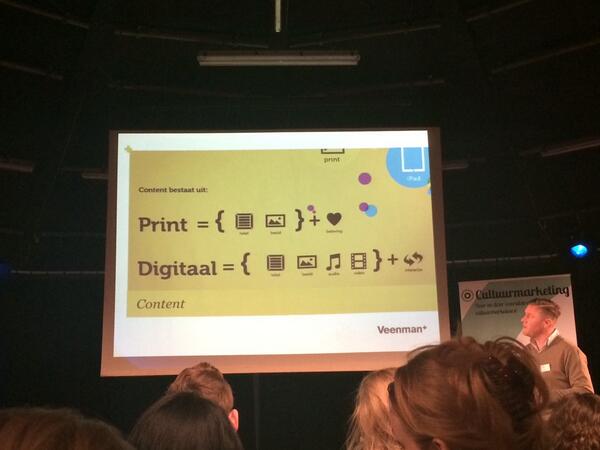 ymalais's tweet image. Van offline naar online met layar. Interessante presentatie van @VeenmanPlus @cultuurm #printevent