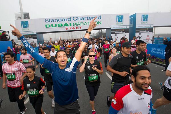 LGGulf's tweet photo. Will you be participating in 2014 Standard Chartered #Dubai Marathon tomorrow? How are you preparing for the big day? http://t.co/3F0gRhRb8Q