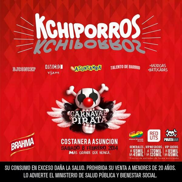 claucpaez's tweet photo. @Kchiporros #CaRnAvALPiRaTa2014 #Asunsamba #TalentoDeBarrio #DjConcep #DjMicro #VjAm http://t.co/tLFJB6fHUe”" @ovelar_marian mira!!! #amano