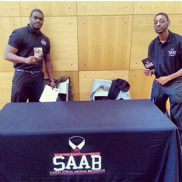 ReavesJohnathan's tweet photo. SAAB is reaching out to all black men of CSU. Let's set the standards of degree working!! @CsuFollowers http://t.co/sWd0FLgHHU