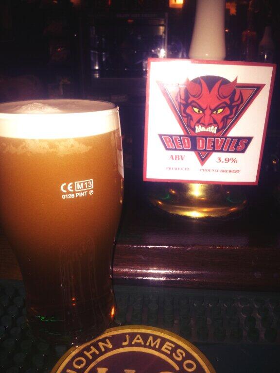 Well done <a href="/phoenixbrewery_/">PhoenixBrewery</a>! <a href="/prospectbrewery/">Prospect Brewery</a> / @allgatesbrewery any Warrior ale?  "<a href="/SalfordOnline/">SalfordOnline</a>:#redbeerdevilution "