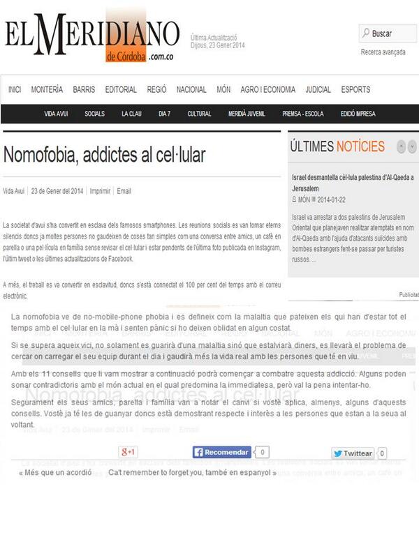 coronatti87's tweet photo. Que us sembla açò de la nomofobia? Avui ho he sentit en la televisió i dic la veritat és que tenen raó. #TILCiTIC http://t.co/9Pq5T6wPOd