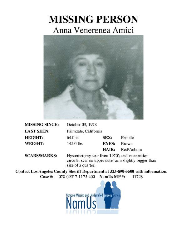 helpfindthemiss's tweet photo. #CALIFORNIA #missing adult woman missing since 10/3/78 #coldcase #californiamissing #missingperson #palmdale http://t.co/IIjgJb0ZBT