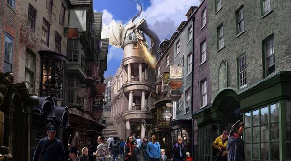 FoxNewsTravel's tweet photo. Holy Harry Potter! Check out Universal’s new Diagon Alley. http://t.co/y7EJ1Dtty8 via @foxnewstravel @insidethemagic http://t.co/qGko1p4lLx