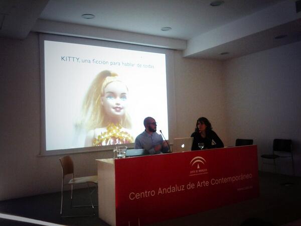 X0y1's tweet photo. Pablo Navarro y Nuria Garcia presentan  el proyecto Bye by Kitty #x0y1 http://t.co/Uwa2KkBW3g
