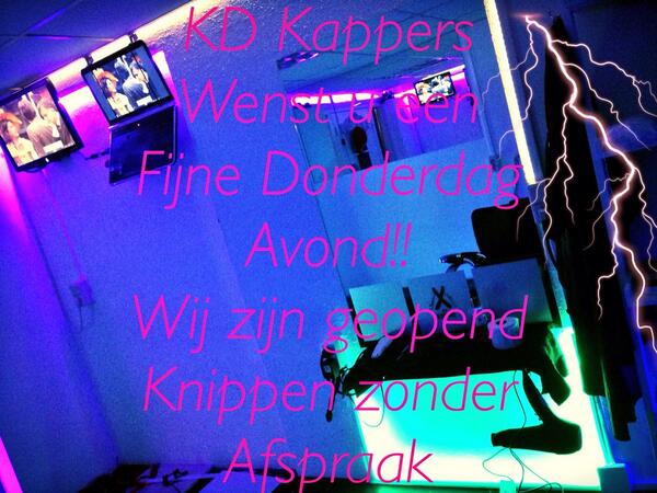 KDkapper's tweet image. Uw haar laten knippen nog vanavond? Dat kan zonder afspraak bij KD Kappers - Pharus 20a Zaandam. Meld actie code iL