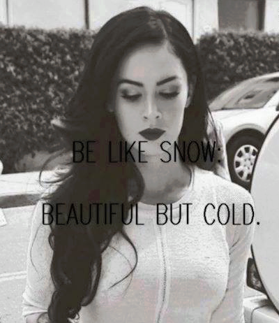 BroSisStyle's tweet image. be like snow :
beautiful but cold