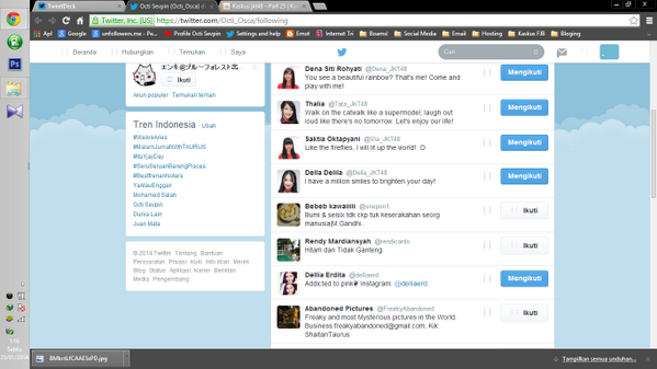 Octivers_KSK's tweet photo. Yeah TTI. Semangat terus octi @Octi_Osca! Sebagai fans kita tetep support kamu! http://t.co/f4NfbKZEq9