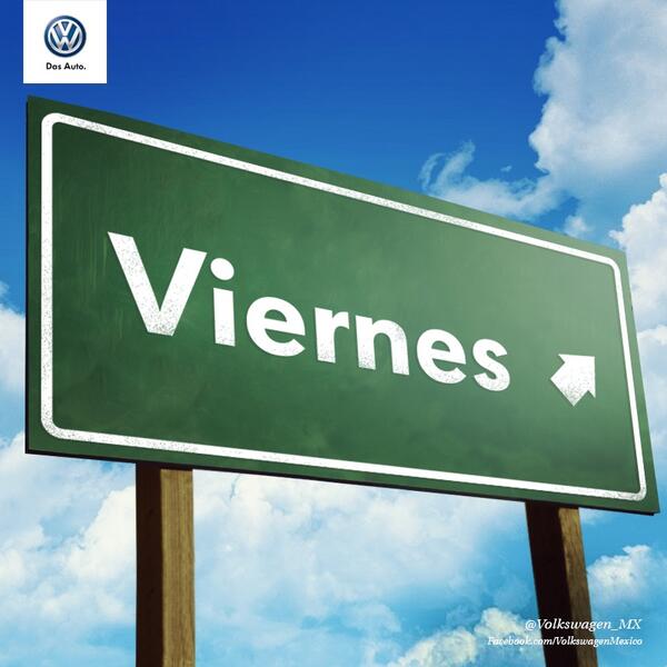 Volkswagen_MX's tweet image. Sigue manejando, se acerca el fin de semana.