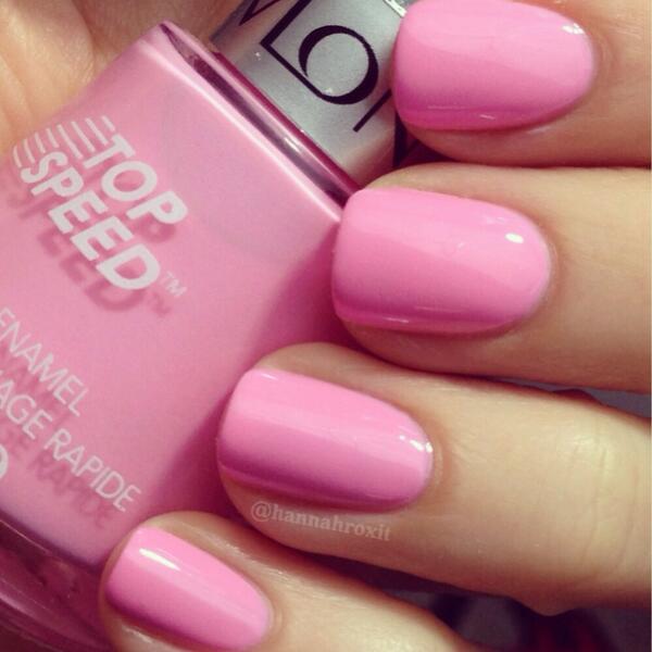 revlon's tweet photo. #Truestory RT @hannahroxit: This is the perfect pink! 'Pink Lingerie' from @revlon! 💕 http://t.co/x6zOq4Muxq