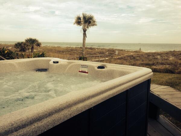 New Spa Crest 602 model delivered to Neptune Beach, FL