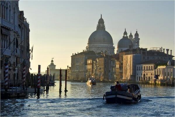 Утро, Венеция.