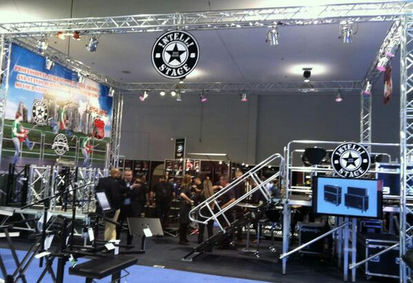 intellistage's tweet image. You need a stage we've got one for you. #NAMM2014 Hall A Booth 6985