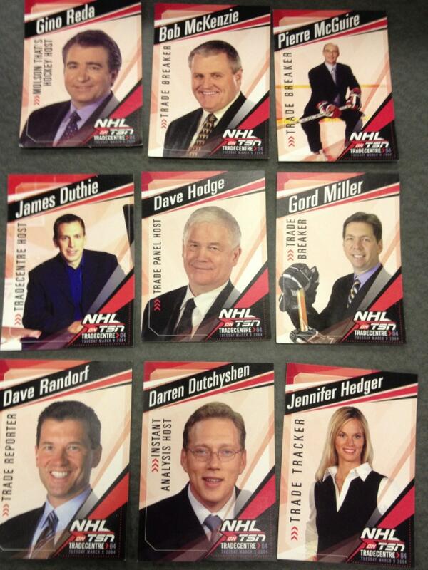 Bruce Arthur shares NHL on TSN hockey cards. Featuring, McKenzie ...