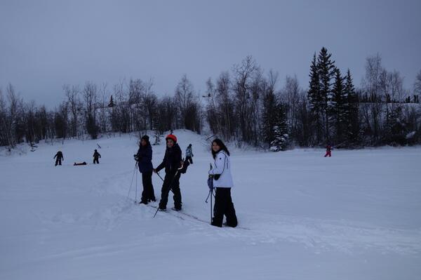 KTW_School_YK1's tweet image. By DM- My fave part of the day was #skiing on the trails by Great Slave Lake! #winter #ourdooreducation @yk1_schools