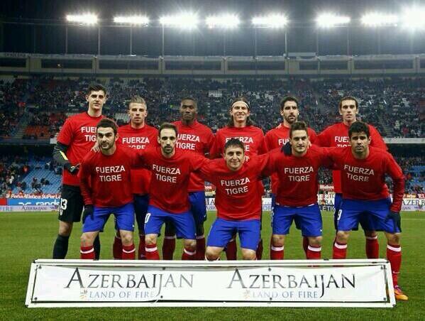 Muchas gracias al @atleti y a todos mis ex compañeros por tan lindo detalle. Un abrazo grande para todos