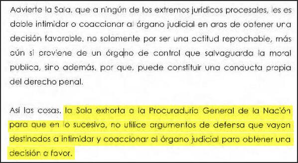 ramirezdo's tweet photo. @constanzavieira ¿Viste el regaño al Procurador en la sentencia de tutela? http://t.co/rF2I3Isd6A