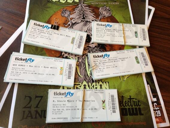 zulurecords's tweet image. Fresh tix from @ElectricOwl_ca - #DeadMeadow #MarkSultan #WaxRomeo #R.StevieMoore #MarissaNadler