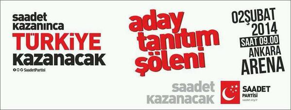 2 Şubat Pazar Ankara'dayız.
EN AZINDAN BİZ ORDAYIZ.!
Ha bu arada "GELİYORLAR".