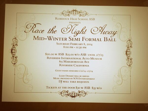 Don't forget to get your tickets for Midwinter!