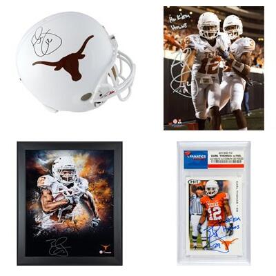 NEW ARRIVAL: Earl Thomas Texas Longhorns Autographed Collectibles  bit.ly/HornsET    Pic: