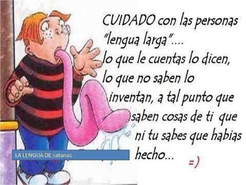 EspacioNoticias's tweet photo. Cuidado con las personas lengua larga... http://t.co/OR4EvOQgh5