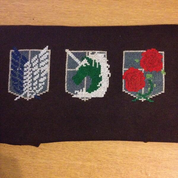 SpriteShirts's tweet image. Completed Attack On Titan Military tshirt! Available on our Etsy! etsy.com/shop/spriteshi… #attackontitan #handmade