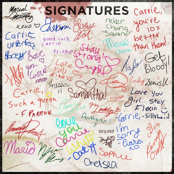 Maybe Carrie had more friends than she thought she did… #CarriesYearbook #WhatHappenedToCarrie