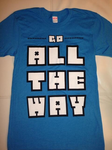 Gonna sign and send this shirt #alltheway to someone who RTs smarturl.it/alltheway