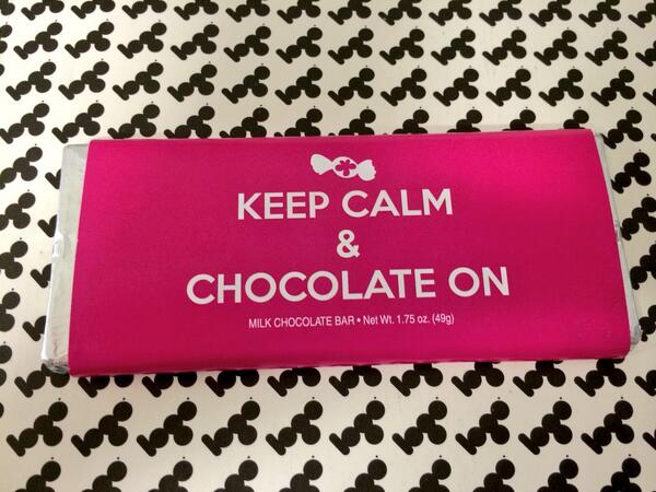 ManningCo's tweet photo. Good having you back @ZoeMeredith_  thank you for the gift. M&amp;C will keep calm, carry and chocolate on! #Focus http://t.co/lqhDmQzewt