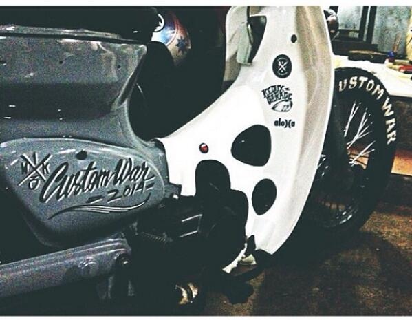 Ok! Time's up!! Tomorrow We are ready for yal! And this bad boy is waiting for you to bring it home! #nk13customwar