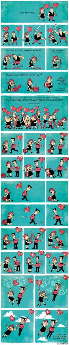 CSLewisDaily's tweet photo. "To love at all is to be vulnerable" #CSLewis | #ValentinesDay | http://t.co/FUIlr9MSDm