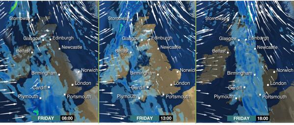 No such luck! RT <a href="/bbcweather/">BBC Weather</a> "A rainy Friday in 3 charts. Will you in be one of the areas that stays largely dry? "