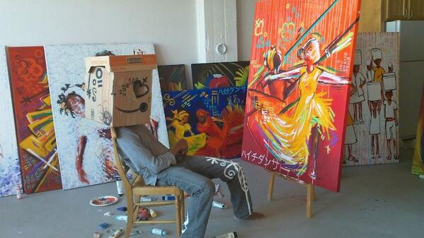 Nazaire73's tweet image. #TBT Hertz Nazaire in studio with #Art remixed by Mr. NOBODY CARES - don't take Life or Yourself too seriously