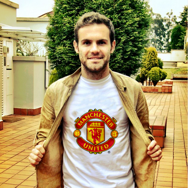 entervarsity's tweet photo. Welcome to Manchester United 'CHOSEN JUAN' http://t.co/oXAcQTDi2O