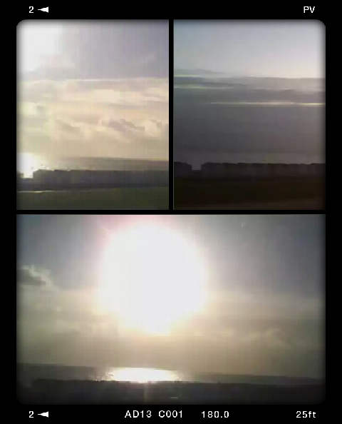 LancingBeachCam's tweet photo. Yesterday: Sunrise. Midday sun. End of day. #lancing #beach #webcam http://t.co/cY3CsK1y2A