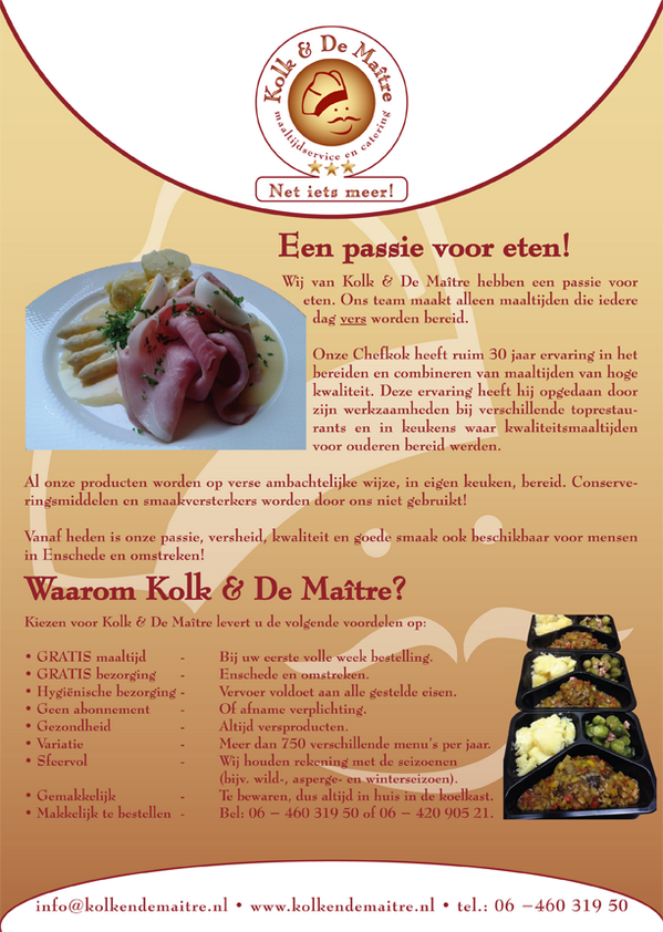 maaltijdexpert's tweet photo. De voorzijde van onze nieuwe flyer. http://t.co/uJId9iVbIK