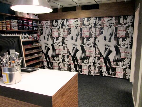 boerverf's tweet image. Leuk &amp;amp; hip! #designbehang, ontworpen door Marit Otto. Zie walhalla2.wix.com/wallhallabehang