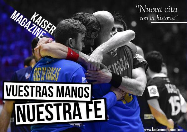 NoelBarbera's tweet photo. "Vuestras manos, nuestra fe". Para @KaiserFootball los Hispanos sí merecen una portada. Hecha junto a @JuanArroita. http://t.co/D3J8gSA0zh