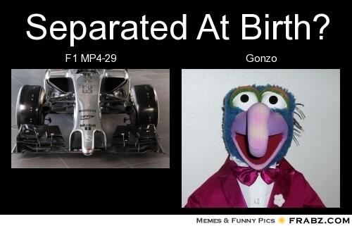 #McLaren2014 #F1 #mp429 Separated at birth?