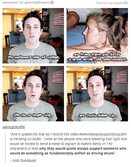 constructqueen's tweet image. For everyone using the stupid #WeWillAlwaysSupportYouJustin Hashtag, read this. Say "no" to drunk driving.