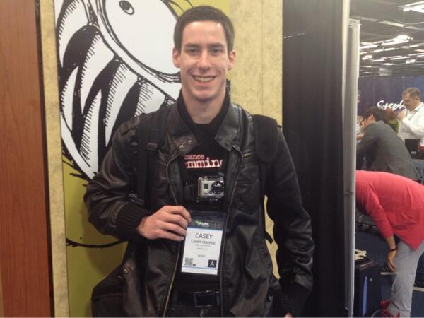 COOP3RDRUMM3R's tweet photo. Just got to NAMM 2014 and got my badge! @PearlDrumCorp represent! http://t.co/UJNPjOBKMX