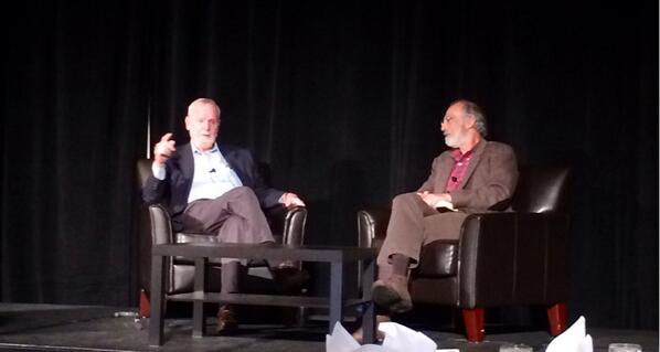 ThirdPlaceBooks's tweet image. Ron Sher, founder, and Ray Oldenburg @ #wi9. Celebrate Third Places!