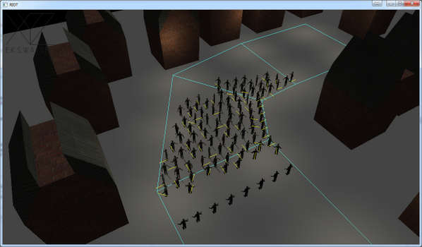 KimRestad's tweet image. @Ekswaised Finally, the police block the rioters in a nice and realistically-looking way! #gamedev #potentialfields