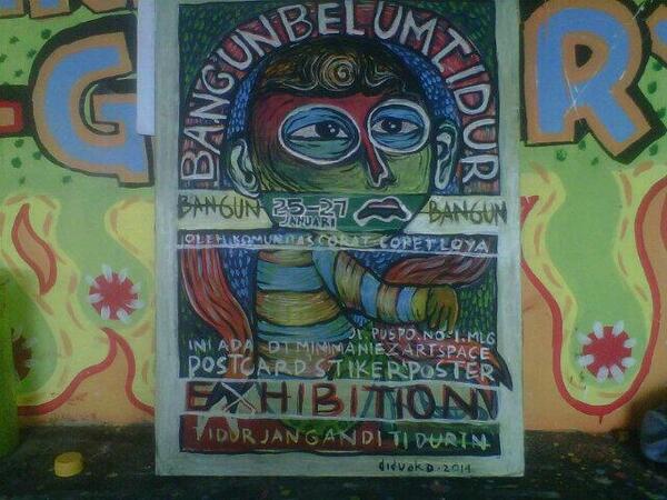 Coretan45's tweet image. sebuah karya Poster #thefakpaksdul dari kakak @d2k_dik, #bangunbelumtidur