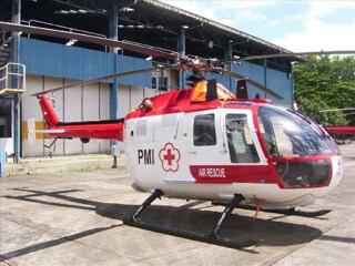 2 Heli PMI dikirim ke Jawa Tengah <a href="/PMIJawaTengah/">PMI Jawa Tengah</a> bantu distribusi makanan via Udara