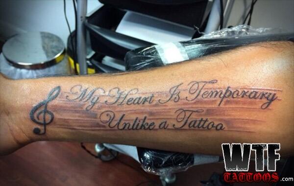Wtf Tattoos That S Too Deep For Me Http T Co Wopbcxrjmz Twitter