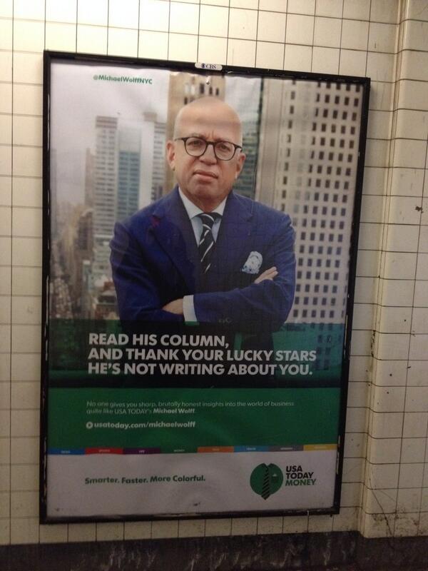 My neighbor, the brilliant <a href="/MichaelWolffNYC/">Michael Wolff</a>  and I even get to see him on early AM runs to the corner newsstand