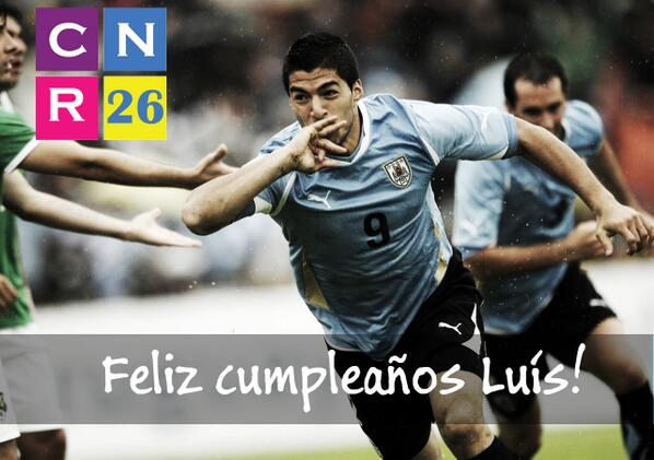 Corner26hs's tweet photo. Nuestro máximo goleador está festejando su cumpleaños número 27!   Felicidades! http://t.co/5R9kjoEcBT