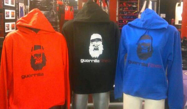FunkyPump's tweet photo. New @Guerrilla_fit hoodys available! http://t.co/dwe5j8ndO0
